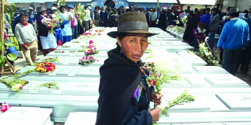 69 personas murieron masacradas en Lucanamarca (Ayacucho) a manos de Sendero Luminoso. Foto: Andina.