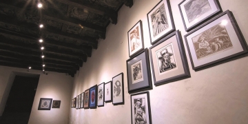 Exposición “Operación Ayar”, de Julio 
Camino Sánchez en el Qorikancha, en Cusco.
