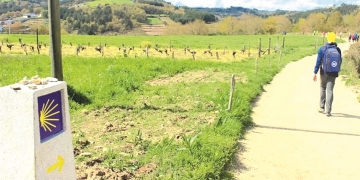El Camino de Santiago congrega a miles de peregrinos en cualquier época del año.