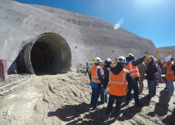 Los trabajos de la tuneladora del proyecto Majes Siguas II están paralizados desde enero.