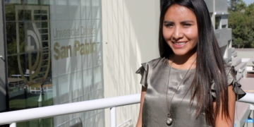 Rosa Luz Huamani, estudiante de la UCSP.