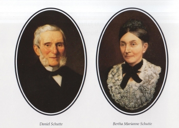 Daniel Schütte estableció en 1824 la primera casa comercial alemana en el Perú, con sede en la ciudad de Arequipa.