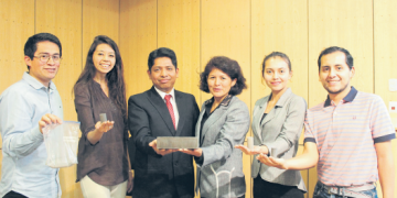 Investigadores y tesistas mostraron los resultados de su trabajo.