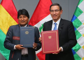 Días atrás, Martín Vizcarra y Evo Morales suscribieron varios acuerdos de cooperación entre Perú y Bolivia.