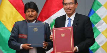 Días atrás, Martín Vizcarra y Evo Morales suscribieron varios acuerdos de cooperación entre Perú y Bolivia.