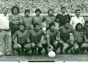 Equipo pampillano de 1981, que llegó a la finalísima de la Copa Perú.