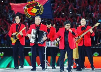 Los Palmeras se presentaron en la última final de la Copa Sudamericana.