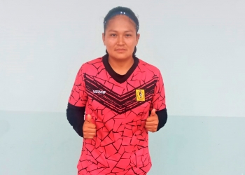Maribel, es una de las tres arequipeñas que participan en la Liga 1.