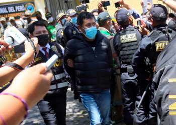 Cáceres Llica ya cumple prisión preventiva en el penal de Socabaya.