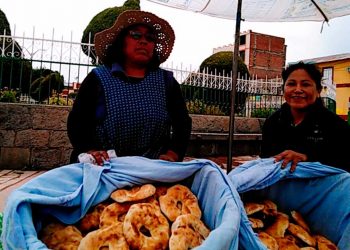 Nancy Vilca, participa en diferentes ferias a nivel nacional, como en el Cusco, donde la panadería es una actividad tradicional.