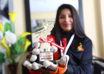 Durante el torneo de la Copa Perú, Pérez fue premiada como una de las mejores arqueras del campeonato.