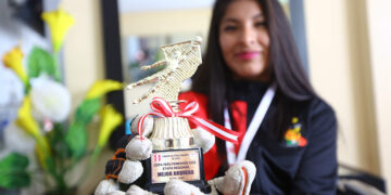 Durante el torneo de la Copa Perú, Pérez fue premiada como una de las mejores arqueras del campeonato.