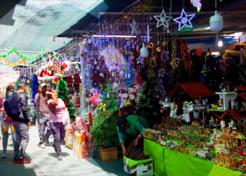 El ambiente navideño ya se vive en la ciudad y diferentes ferias abrieron sus puertas para ofrecer todo lo relacionado a esta festividad.