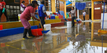 La deficiente infraestructura educativa se evidencia todos los años en temporada de lluvias.