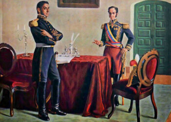 La Entrevista de Guayaquil, marcó el fin del Protectorado de San Martín y sentó las bases para la llegada de Bolívar al Perú.