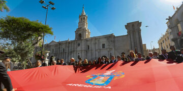 De esta forma, se inició el mes en que Arequipa celebrará su 483.° aniversario de fundación española.