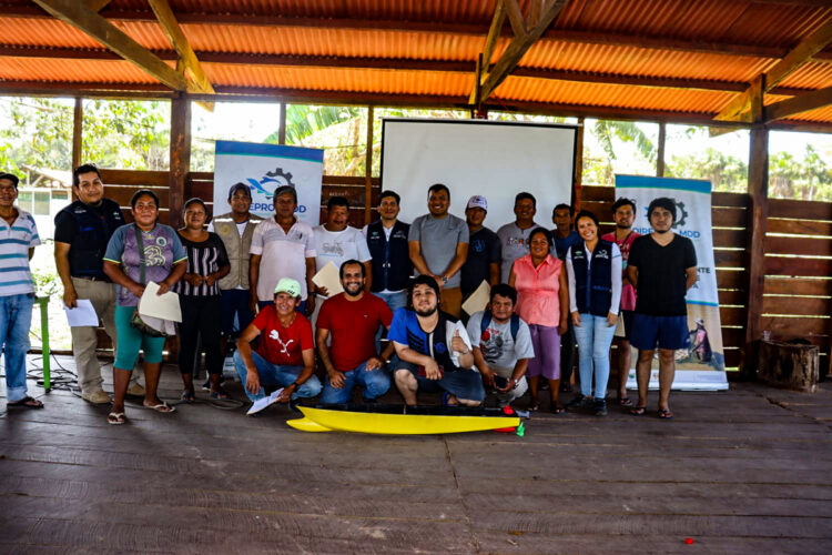 El equipo a cargo del proyecto se reunió con pescadores artesanales y funcionarios de Produce - Madre de Dios.