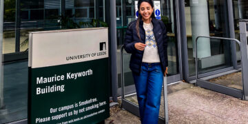 Valeria Polanco Zevallos, egresada de Ingeniería Industrial, estudia maestría en Global Supply Chain Management en la Universidad de Leeds.
