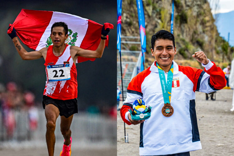 Cristhian Pacheco (número 22) y Eriberto Gutiérrez, son dos de los medallistas de Santiago 2023 que dejaron en claro la falta de apoyo de las autoridades.