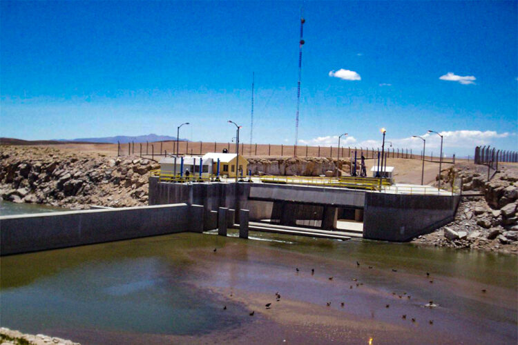 Hasta el 14 de febrero, el sistema de represas Chili regulado tenía un almacenamiento de 195 millones m3 de agua.