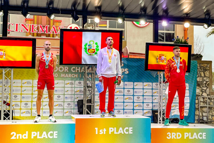 En lo más alto. Juan Diego Zarauz volvió a la alta competencia y consiguió la medalla de oro.