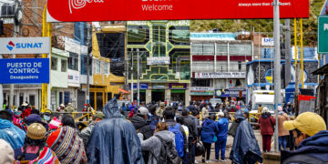 El movimiento comercial en Desaguadero descendió en las últimas semanas por la crisis económica que afronta Bolivia.