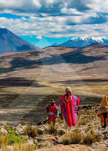 Nuevo circuito turístico de San Juan de Tarucani ofrece un mirador para apreciar los volcanes Misti y Chachani, desde otro ángulo.