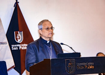 Robert Francis Prevost, inauguró el I Congreso Nacional de la Oducal Perú “Laudato Si’, la universidad y su compromiso con la ecología integral”, realizado en la UCSP.