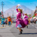 Ritmo arequipeño. La interpretación de la pampeña, con el Misti de fondo, fue una de las estampas más aplaudidas.