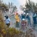 Uno de los últimos incendios forestales ocurrió en el abra de Ccorao. Las brigadas lograron extinguir el fuego.