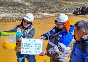 En agosto, el congresista arequipeño Jaime Quito visitó la cabecera de cuenca del río Tambo, en Moquegua, junto a funcionarios del Organismo de Evaluación y Fiscalización Ambiental (OEFA). (Foto: Despacho del congresista Jaime Quito)