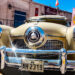 El Studebaker Commander del 55 es uno de los autos más antiguos de la exhibición. Esta marca ya desapareció, por lo que la conservación de este vehículo adquiere un valor mayor.