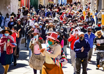 Uso de recursos provenientes de convenio marco, genera reclamos de población de Espinar. (Foto de archivo: Ojo público)