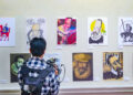 La exposición sobre Cervantes reúne cien retratos, entre caricaturas e ilustraciones, del célebre autor del Quijote
