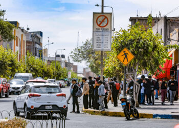 El control del plaqueo vehicular no cuenta con fiscalización permanente en el centro histórico de Arequipa