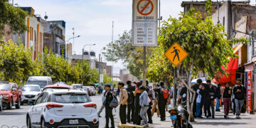 El control del plaqueo vehicular no cuenta con fiscalización permanente en el centro histórico de Arequipa