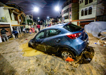 La Cooperativa de Abogados, ubicada en el distrito de Yanahuara, fue una de las zonas perjudicadas por las intensas lluvias que azotaron la ciudad.