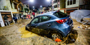 La Cooperativa de Abogados, ubicada en el distrito de Yanahuara, fue una de las zonas perjudicadas por las intensas lluvias que azotaron la ciudad.