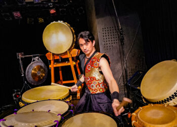 Keita Kanazashi es un maestro del taiko, tambor tradicional japonés.