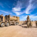 Efectivos del Ejército chileno se encargan de las excavaciones de zanjas en la frontera.