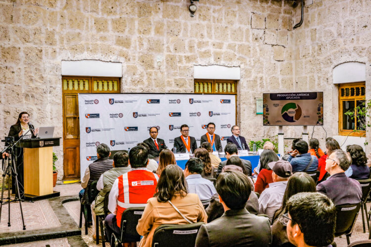 El proyecto Paqariy Justicia fue presentado ante las autoridades de la UCSP y del Poder Judicial.