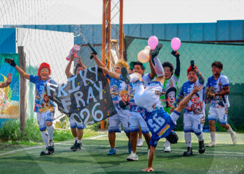 “Donde hay un payaso, la tristeza no tiene permiso de entrar”, manifestaron los participantes de este singular torneo deportivo.