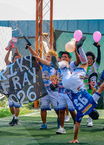 “Donde hay un payaso, la tristeza no tiene permiso de entrar”, manifestaron los participantes de este singular torneo deportivo.