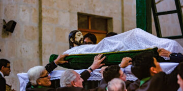Bernardo Pérez de Robles sería quien elaboró el Cristo Yacente del Santo Sepulcro de la Iglesia de Santo Domingo.