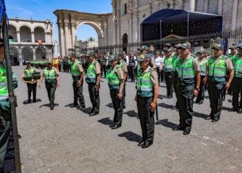 Unos 469 policías dejaron de trabajar en Arequipa en 2026.