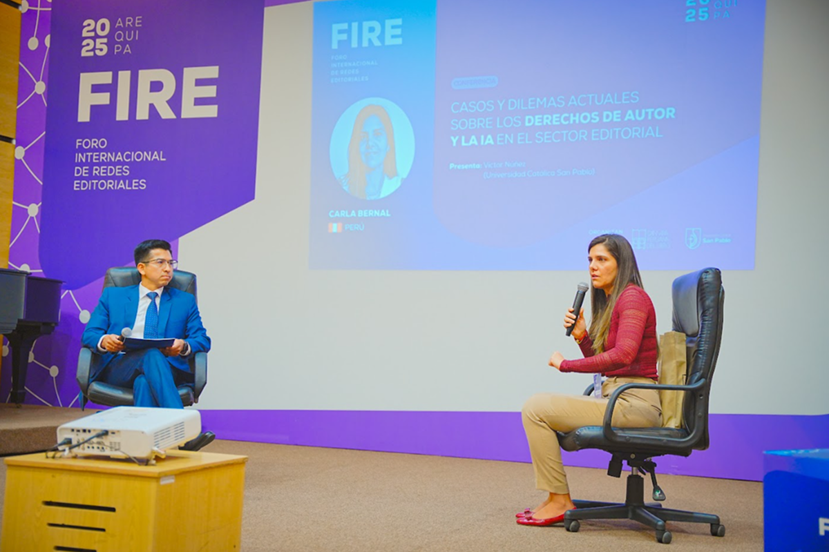 La primera edición del FIRE, realizada en 2025 también en la UCSP, reunió a más de 150 personas de distintos ámbitos del ecosistema editorial.