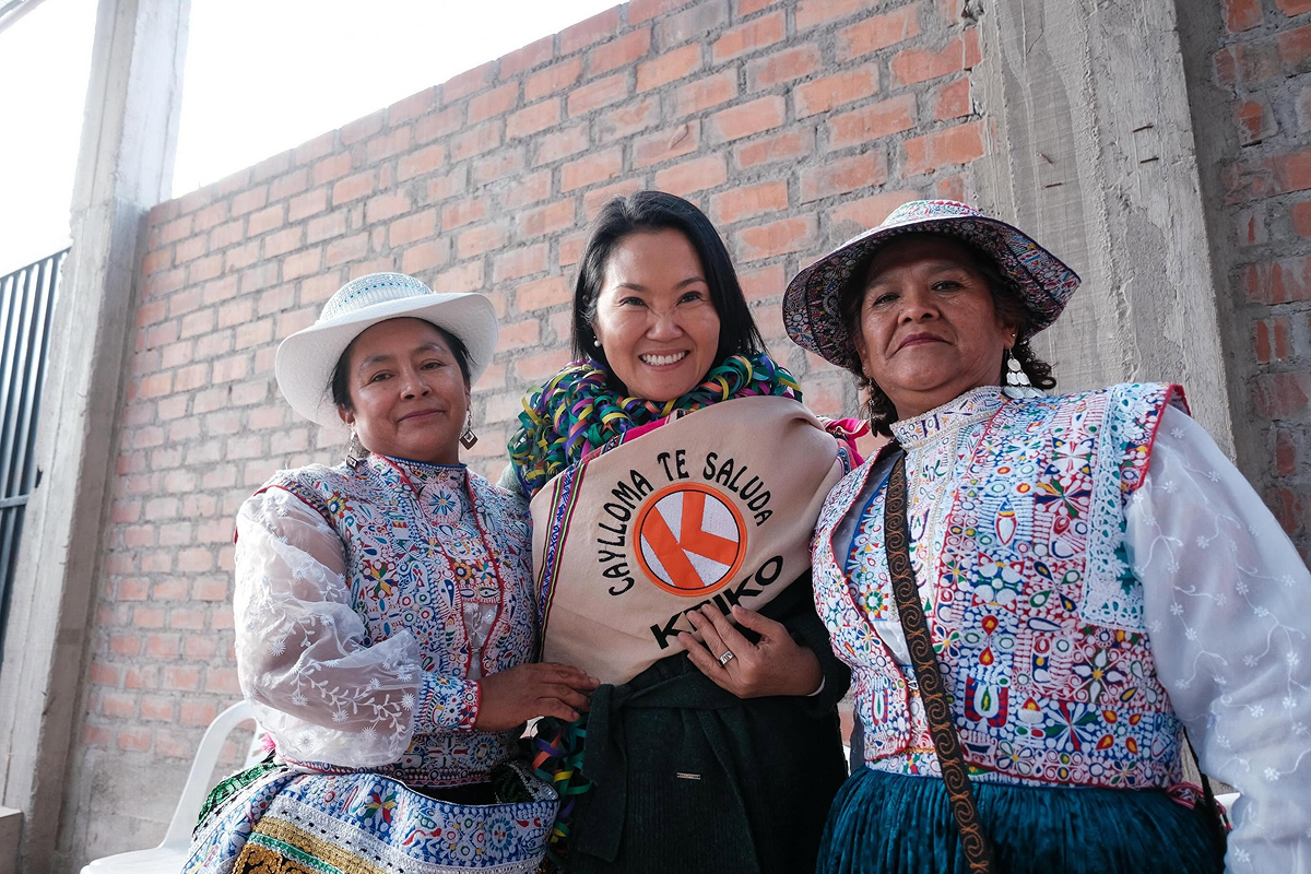 En la segunda vuelta, Keiko Fujimori alcanzó el 36.4 % de los votos válidos en Arequipa.