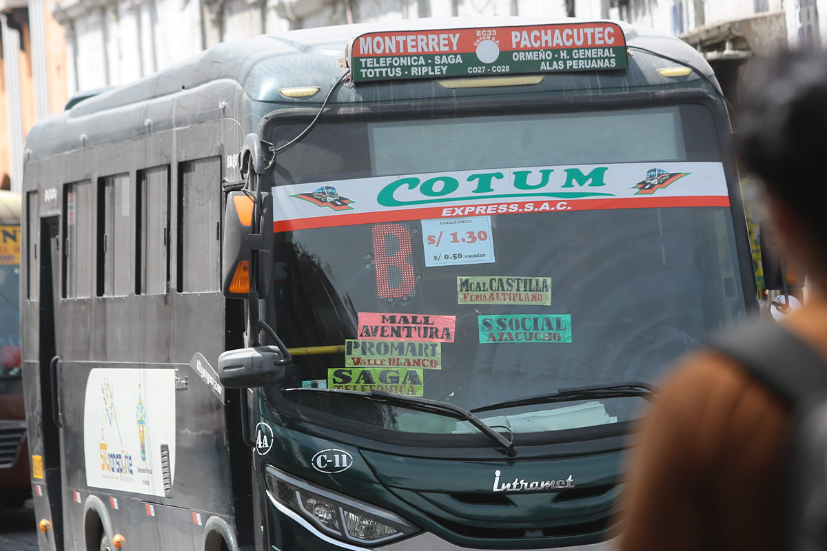 Cotum es una de las seis empresas de transporte público que están obligadas a rebajar el costo del pasaje adulto a 1 sol.