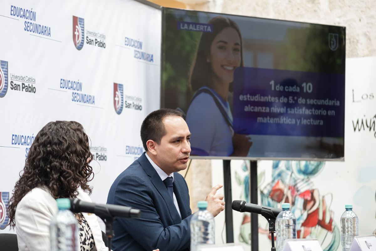La San Pablo busca mejorar la educación peruana con la formación de una nueva generación de profesores de secundaria.